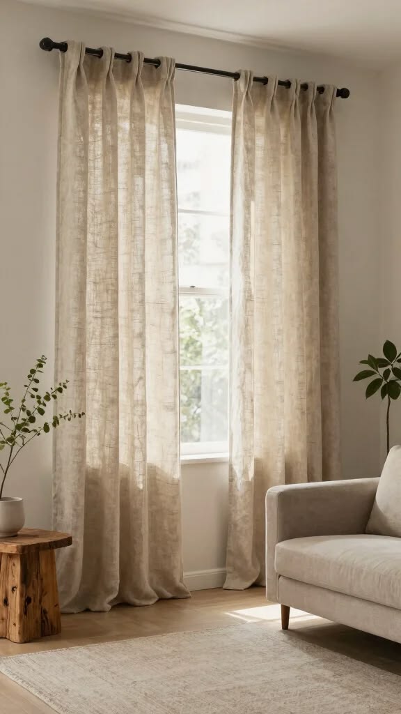 Rèm Vải Linen Cao Cấp HP00322