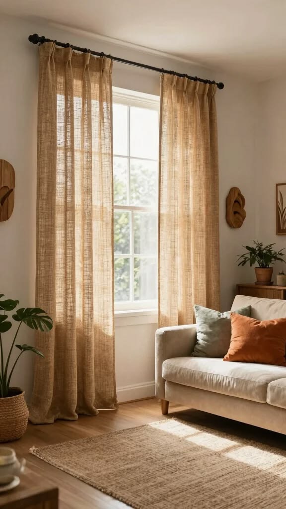 Rèm Vải Linen Cao Cấp HP00321