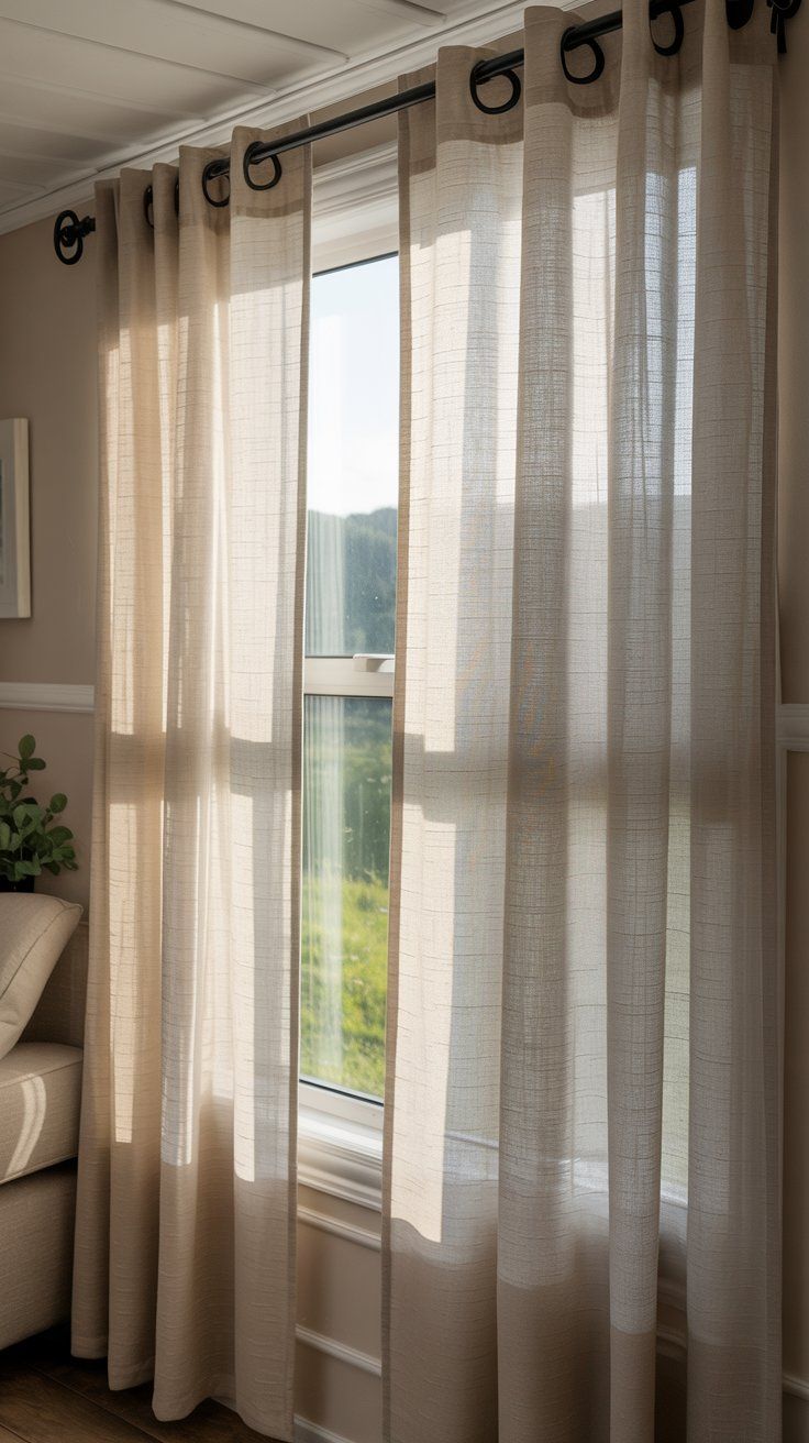 Rèm Vải Linen Cao Cấp HP00302