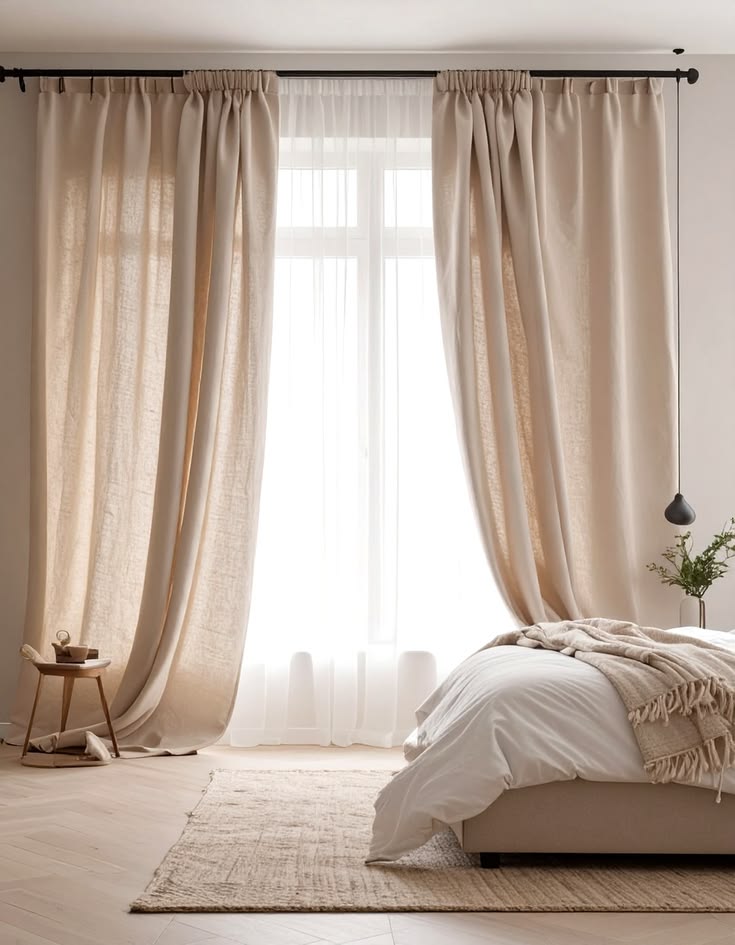 Rèm Vải Linen Cao Cấp HP00338