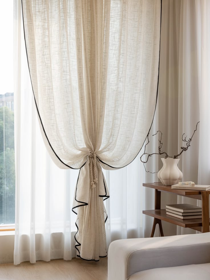 Rèm Vải Linen Cao Cấp HP00307